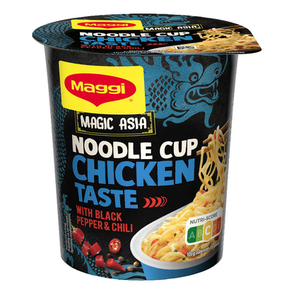Artikelbild 2 für Maggi® Noodle Cup Chicken Taste Fertiggericht 8x 63,0 g, Artikelnummer 612848