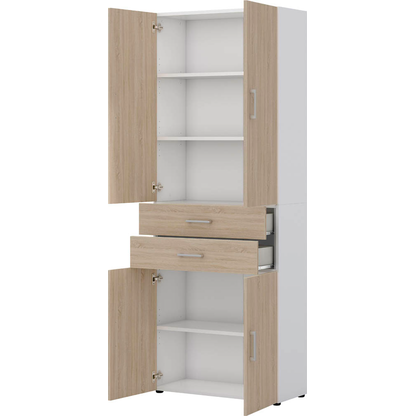 Artikelbild 8 für röhr Aktenschrank direct.office, 859S671000 weiß, eiche 3 Fachböden 80,0 x 33,5 x 212,5 cm, Artikelnummer 461140
