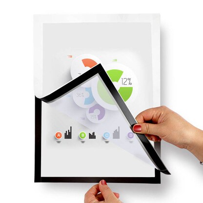 Artikelbild für LMG Magnetrahmen selbstklebend weiß A4, 1 St., Artikelnummer 228617