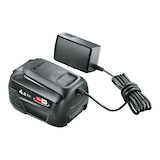 Artikelbild 1 für BOSCH Home & Garden Werkzeugakku mit Ladegerät 4.0 Ah + AL18V-20 Li-Ion 4.0 Ah, Artikelnummer 467037