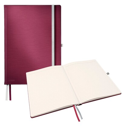 Artikelbild 2 für 2 + 1 GRATIS: 2 LEITZ Notizbuch Style DIN A4 liniert, granat rot Hardcover 160 Seiten + GRATIS 1 St., Artikelnummer 720676