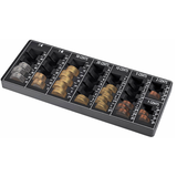 Artikelbild 1 für pavo Zählbrett EURO 12 inch schwarz Kunststoff-Gehäuse, Artikelnummer 520066