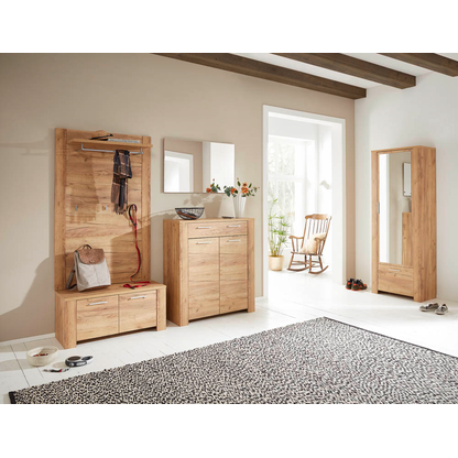 Artikelbild 4 für GERMANIA Wandgarderobe 3924-243 eiche Holz 3 Haken 96,0 x 153,0 cm, Artikelnummer 623914