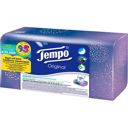 Artikelbild 3 für Tempo Taschentücherbox Original 4-lagig weiß, 100 Tücher, Artikelnummer 528747
