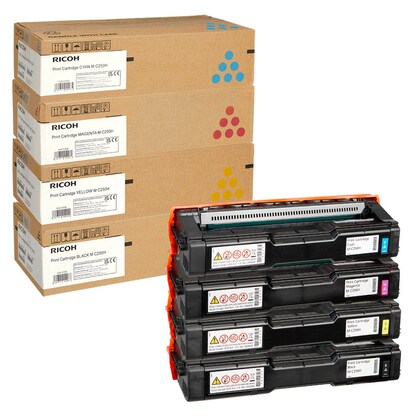 Artikelbild 22 für RICOH M C250H schwarz, cyan, magenta, gelb Toner, 4er-Set, Artikelnummer 473676