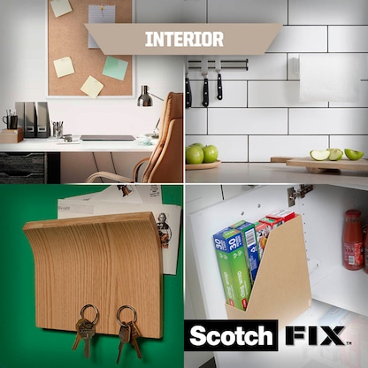 Artikelbild 2 für Scotch FIX™ INTERIOR doppelseitige Klebepads für max. 2,0 kg 25,0 x 25,0 mm, 16 St., Artikelnummer 571154