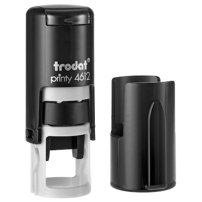 Artikelbild 2 für trodat Textstempel, individualisierbar Printy 4612 selbstfärbend schwarz mit Logo, 1 St., Artikelnummer 415435