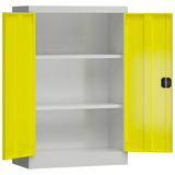 Artikelbild 1 für ClassiX Metallschrank X-530296 zinkgelb, lichtgrau 80,0 x 38,0 x 120,0 cm, aufgebaut, Artikelnummer 184576