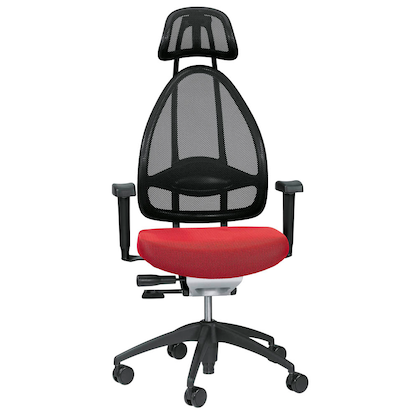 Artikelbild 2 für Topstar Bürostuhl Open Art® 2010, OPA0TBB20 Stoff rot, Gestell schwarz, Artikelnummer 546929