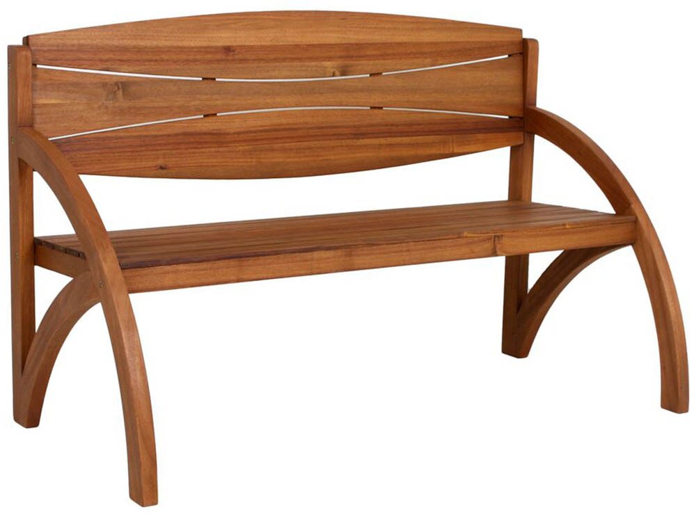Garden Pleasure Gartenbank HADIA 985188 braun Holz 140,0 cm | office ...
