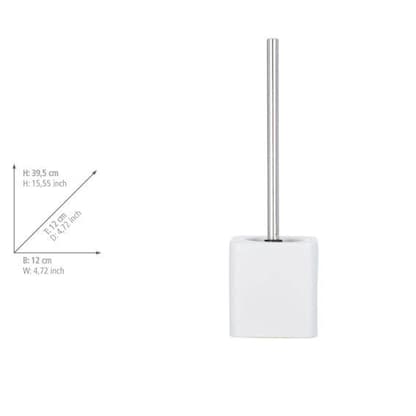 Artikelbild 3 für WENKO WC-Garnitur Hexa weiß Stein, Artikelnummer 813177