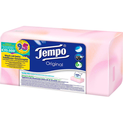 Artikelbild 5 für Tempo Taschentücherbox Original 4-lagig weiß, 100 Tücher, Artikelnummer 528747