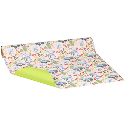 Artikelbild 2 für JUNG SCHÖNER VERPACKEN Geschenkpapier Mary Vintage Design mit Vögeln mehrfarbig beidseitig bedruckt, 20,0 m, Artikelnummer 715914