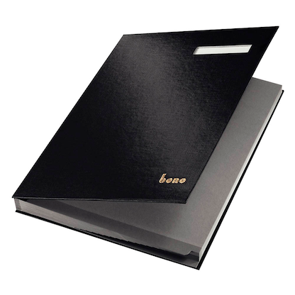 Artikelbild 2 für bene Unterschriftenmappe 19 Fächer schwarz, Artikelnummer 629535