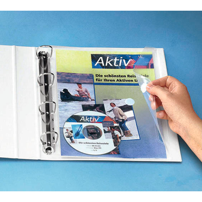 Artikelbild 4 für 10 FolderSys Dokumententaschen DIN A4 transparent genarbt 0,20 mm, Artikelnummer 641753