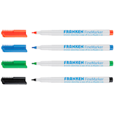 Artikelbild 1 für FRANKEN Whiteboard- und Flipchart-Marker farbsortiert 1,0 - 2,0 mm, 4 St., Artikelnummer 670527