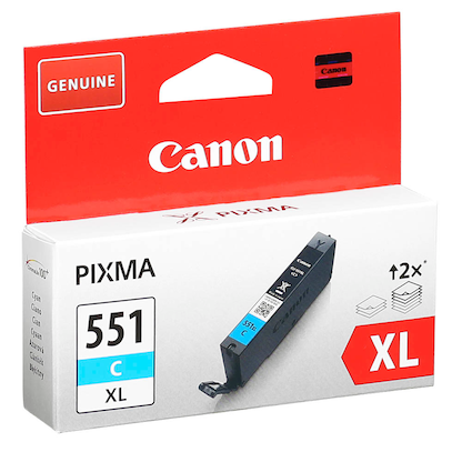 Artikelbild 2 für Canon CLI-551 XL C cyan Druckerpatrone, Artikelnummer 159426