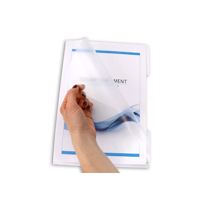 Artikelbild 2 für 100 EICHNER Sichthüllen DIN A4 transparent genarbt 0,12 mm, Artikelnummer 600344