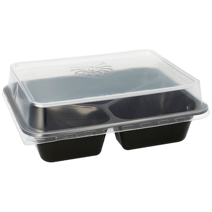 Artikelbild 3 für 20 PROPAC Mehrweg-Menüschalen 22,7 x 17,8 cm, Artikelnummer 889091