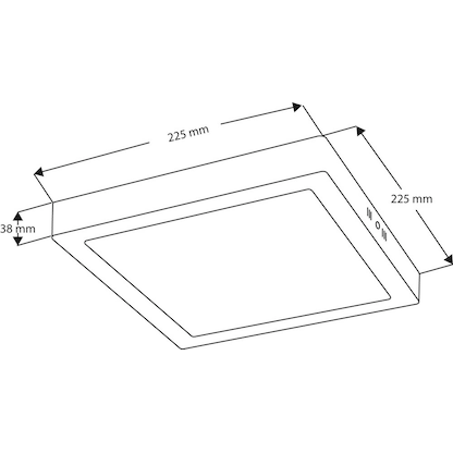 Artikelbild 2 für ALCO 9229 Deckenleuchte weiß 18 W, Artikelnummer 270254