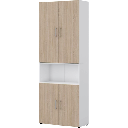 Artikelbild 9 für röhr Aktenschrank direct.office, 859S671000 weiß, eiche 3 Fachböden 80,0 x 33,5 x 212,5 cm, Artikelnummer 461140
