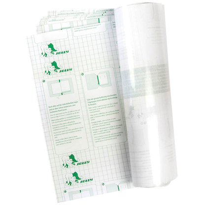 Artikelbild 2 für JOLLY Bucheinbandfolie selbstklebend transparent 37,5 cm x 53,0 cm, Artikelnummer 530337