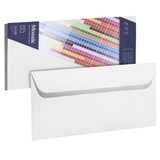 Artikelbild 1 für artoz Briefumschläge Mosaic DIN lang ohne Fenster weiß haftklebend 20 St., Artikelnummer 277271