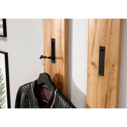 Artikelbild 3 für GERMANIA Wandgarderobe 3728-243 eiche Holz 3 Haken 15,0 x 170,0 cm, Artikelnummer 390142