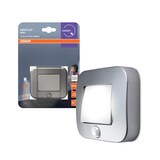 Artikelbild 1 für OSRAM LED-Außenleuchte mit Bewegungsmelder NIGHTLUX Hall, silber 0,25 W, Artikelnummer 710226