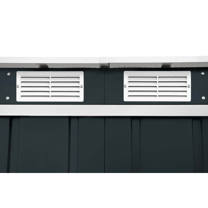 Artikelbild 7 für tepro Gerätehaus Pent Roof Eco 6x4, anthrazit, Artikelnummer 328999