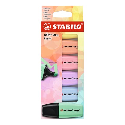 Artikelbild 14 für STABILO BOSS MINI Pastellove Textmarker farbsortiert, 6 St., Artikelnummer 417039