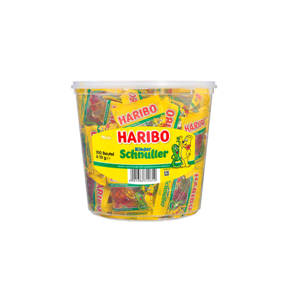 Artikelbild 3 für HARIBO KINDER SCHNULLER Minibeutel Fruchtgummi 100 St., Artikelnummer 226357
