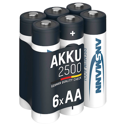 Artikelbild 2 für 4 + 2 GRATIS: 4 ANSMANN Akkus Photo Mignon AA 2.400 mAh + GRATIS 2 St., Artikelnummer 536370