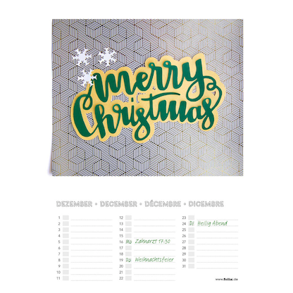 Artikelbild 4 für folia Kalender zum Selbstgestalten 21,0 x 30,1 cm jahresunabhängig, Artikelnummer 848794