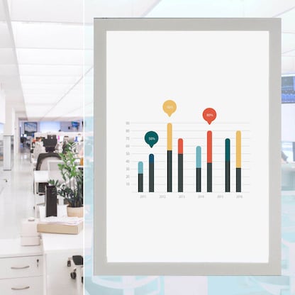 Artikelbild 4 für LMG Magnetrahmen selbstklebend silber A4, 1 St., Artikelnummer 228649
