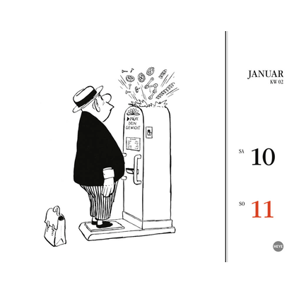 Artikelbild 11 für Heye Abreißkalender LORIOT 2026, Artikelnummer 551238