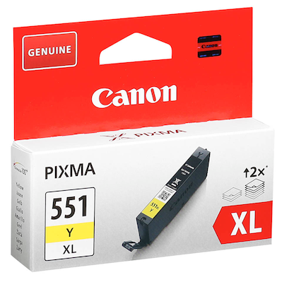 Artikelbild 2 für Canon CLI-551 XL Y gelb Druckerpatrone, Artikelnummer 159442