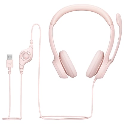 Artikelbild für Logitech H390 USB-Headset rosa, Artikelnummer 876462