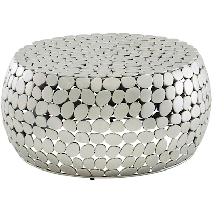 Artikelbild 19 für WOHNLING Couchtisch Aluminium silber 66,0 x 66,0 x 32,0 cm, Artikelnummer 166617