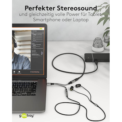 Artikelbild 6 für goobay USB C/3,5 mm Adapter, Artikelnummer 557849