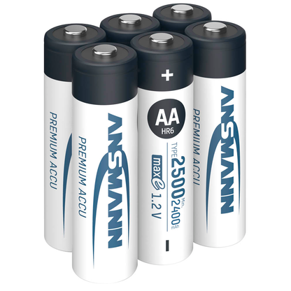Artikelbild 3 für 4 + 2 GRATIS: 4 ANSMANN Akkus Photo Mignon AA 2.400 mAh + GRATIS 2 St., Artikelnummer 536370