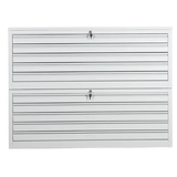 Artikelbild 1 für Gürkan Planschrank lichtgrau 10 Schubladen 113,0 x 83,0 x 105,0 cm, Artikelnummer 564637