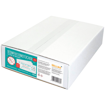Artikelbild 3 für HELLMA Desinfektionstücher Alles im Griff 1-lagig weiß, 400 Tücher, Artikelnummer 256121