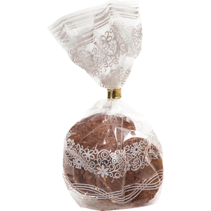 Artikelbild für folia Zellglas-Bodenbeutel S weißer Spitzendruck 9,5 x 16,0 cm 10 St., Artikelnummer 962452