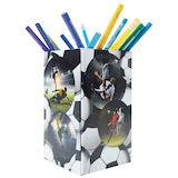 Artikelbild 1 für HERMA Stiftehalter Fußball Karton 8,0 x 8,0 x 13,5 cm, Artikelnummer 259378
