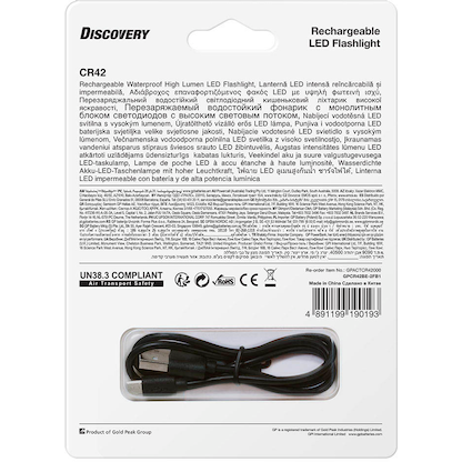 Artikelbild 7 für GP CR42 LED Taschenlampe schwarz, Artikelnummer 337164