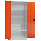 Artikelbild 1 für ClassiX Metallschrank X-530344 feuerrot, lichtgrau 92,0 x 42,0 x 194,5 cm, aufgebaut, Artikelnummer 184711