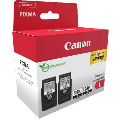 Artikelbild 2 für Canon PG-540L BK TWIN schwarz Druckköpfe, 2er-Set, Artikelnummer 369617