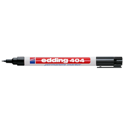 Artikelbild 17 für edding 404 Permanentmarker schwarz 0,75 mm, 10 St., Artikelnummer 185009