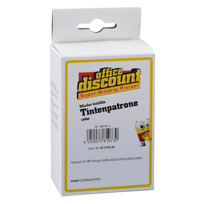Artikelbild 3 für office discount color Druckerpatrone kompatibel zu HP 901XL (CC656AE), Artikelnummer 692145